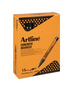 ARTLINE PROFESSIONAL SERIES CONCRETE PERMANENT MARKER BLACK