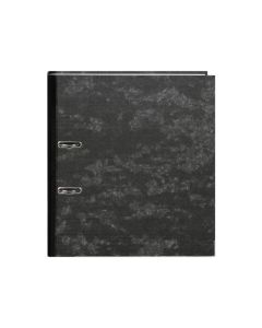 MARBIG LEVER ARCH FILE A4 REINFORCED SPINE BLACK MOTTLE