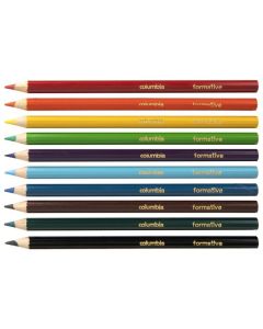 COLUMBIA FORMATIVE COLOUR PENCIL ROUND PK10