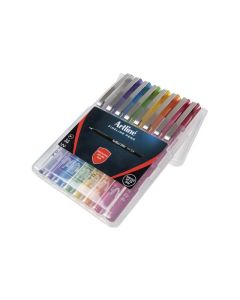 ARTLINE 200 FINELINER PEN ASSORTED WALLET 8 HC