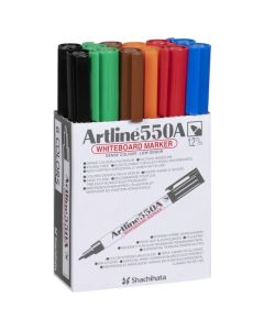 ARTLINE 550A WHITEBOARD MARKER 1.2MM BULLET NIB ASSORTED