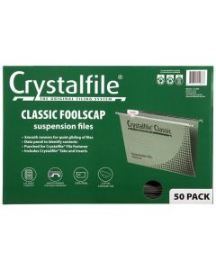 CRYSTALFILE COMPLETE SUSPENSION FILES FOOLSCAP CLASSIC PACK 50