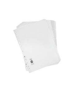 MARBIG INDICES & DIVIDERS 5 TAB MANILLA A4 WHITE BULK
