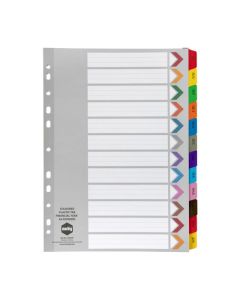 MARBIG INDICES & DIVIDERS FINANCIAL YR TAB REINFORCED A4