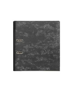 MARBIG LEVER HALF ARCH FILE A4 REINFORCED SPINE BLACK MOTTLE