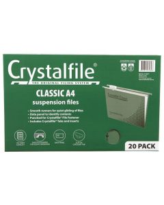CRYSTALFILE COMPLETE SUSPENSION FILES A4 CLASSIC PACK 20