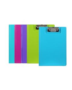 MARBIG CLIPFOLDER A4 PP SUMMER COLOURS ASSORTED