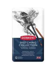 DERWENT SKETCHING MIXED MEDIA TIN 12