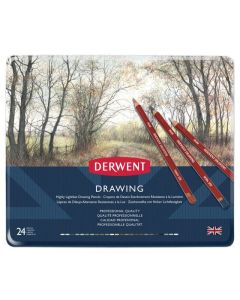 DERWENT DRAWING PENCIL TIN 24