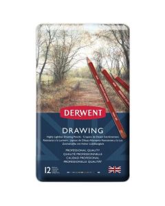 DERWENT DRAWING PENCIL TIN 12
