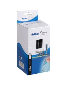 ARTLINE SMOOVE BALLPOINT STICK MEDIUM BLACK BOX50
