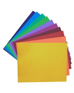 COLOURFUL DAYS COLOURBOARD 200GSM PROJECT 510 X 640MM ASS PACK 100