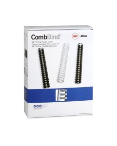 GBC BINDING COMB 32MM WHITE PACK 50