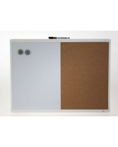 QUARTET BASICS COMBO BOARD WHITE FRAME 430X580MM