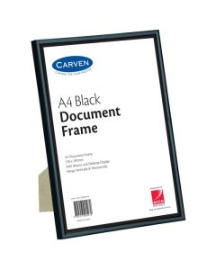 CARVEN DOCUMENT FRAME BLACK A4