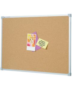 QUARTET  CORKBOARD ALUMINIUM FRAME 1200X2400MM