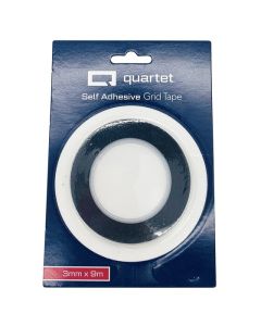 QUARTET  GEOTAPE 3MM BLACK CREPE