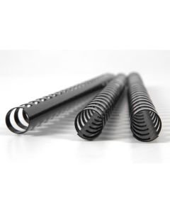 GBC BINDING COMB 12MM BLACK PACK 100
