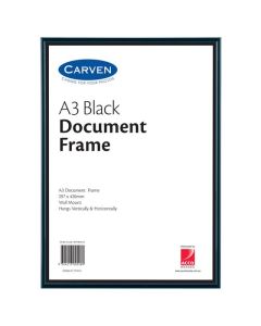 CARVEN DOCUMENT FRAME BLACK A3