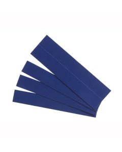 QUARTET  MAGNET STRIPS 22X150MM BLUE PK25