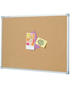 QUARTET  CORKBOARD ALUMINIUM FRAME 900X900MM