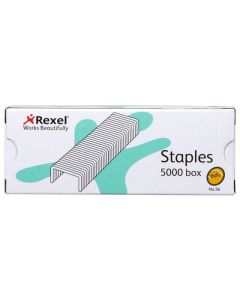 REXEL NO.56 STAPLES 26/6MM BOX 5000