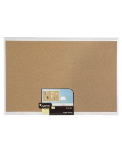 QUARTET BASICS CORKBOARD WHITE FRAME 600X900MM