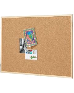 QUARTET  CORKBOARD PINE FRAME 600X900MM