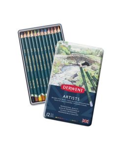 DERWENT ARTISTS PENCIL TIN 12