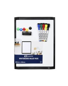 QUARTET  WHITEBOARD VALUE PACK 280 X 360MM ASSTD