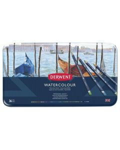 DERWENT WATERCOLOUR PENCIL TIN 36