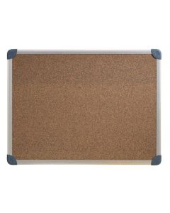 QUARTET  CORKBOARD ALUMINIUM FRAME 450X600MM S/L