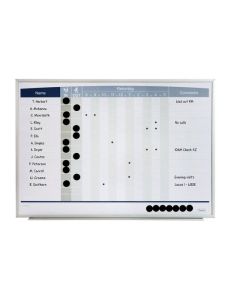 QUARTET  PLANNER BOARD MATRIX IN/OUT 410X580MM