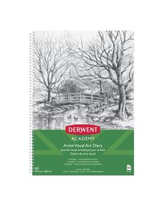 DERWENT ACADEMY VISUAL ART DIARY A3 PORTRAIT 80 PAGE