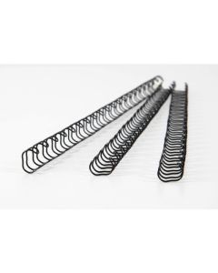 GBC BINDING WIRE 21 LOOP 6MM BLACK PACK 100