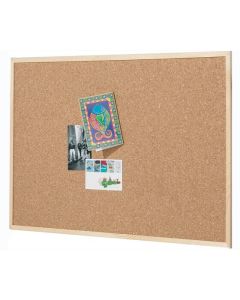 QUARTET  CORKBOARD PINE FRAME 450X600MM