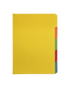 GBC BINDING TAB DIVIDERS A4 COLOUR PACK 5