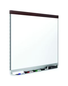 QUARTET  WHITEBOARD PORCELAIN 635X895MM MAHOGANY