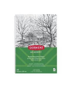 DERWENT ACADEMY VISUAL ART DIARY A4 PORTRAIT 80 PAGE