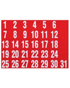 QUARTET  MAGNET ORGANISE DATES RED PK31