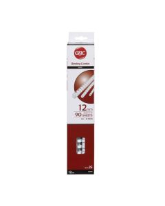 GBC BINDING COMB 12MM WHITE PACK 25