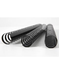 GBC BINDING COMB 25MM BLACK PACK 50