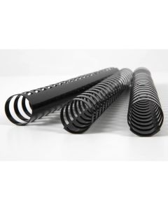 GBC BINDING COMB 25MM BLACK PACK 20