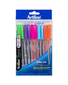 ARTLINE SMOOVE BALLPOINT STICK MEDIUM BRIGHTS PACK10