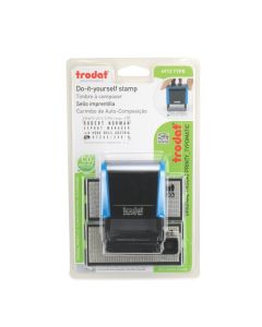 TRODAT 4912 PRINTY TEXT STAMP TYPO DIY SET 4 LINES