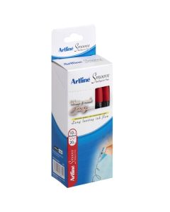ARTLINE SMOOVE BALLPOINT STICK MEDIUM RED BOX20