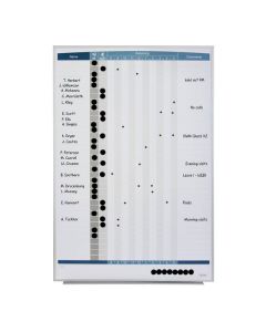 QUARTET  PLANNER BOARD MATRIX IN/OUT 580X865MM