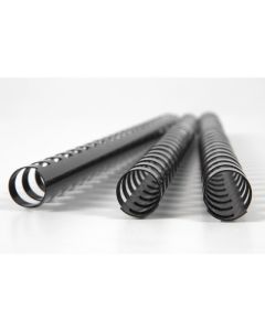 GBC BINDING COMB 12MM BLACK PACK 25