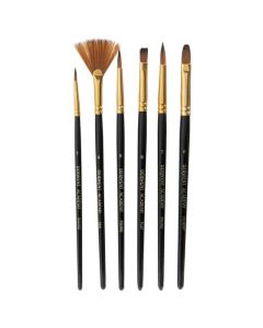 DERWENT ACADEMY TAKLON BRUSH SMALL PK6