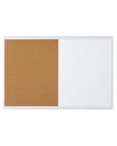 QUARTET BASICS COMBO BOARD WHITE FRAME 600X900MM